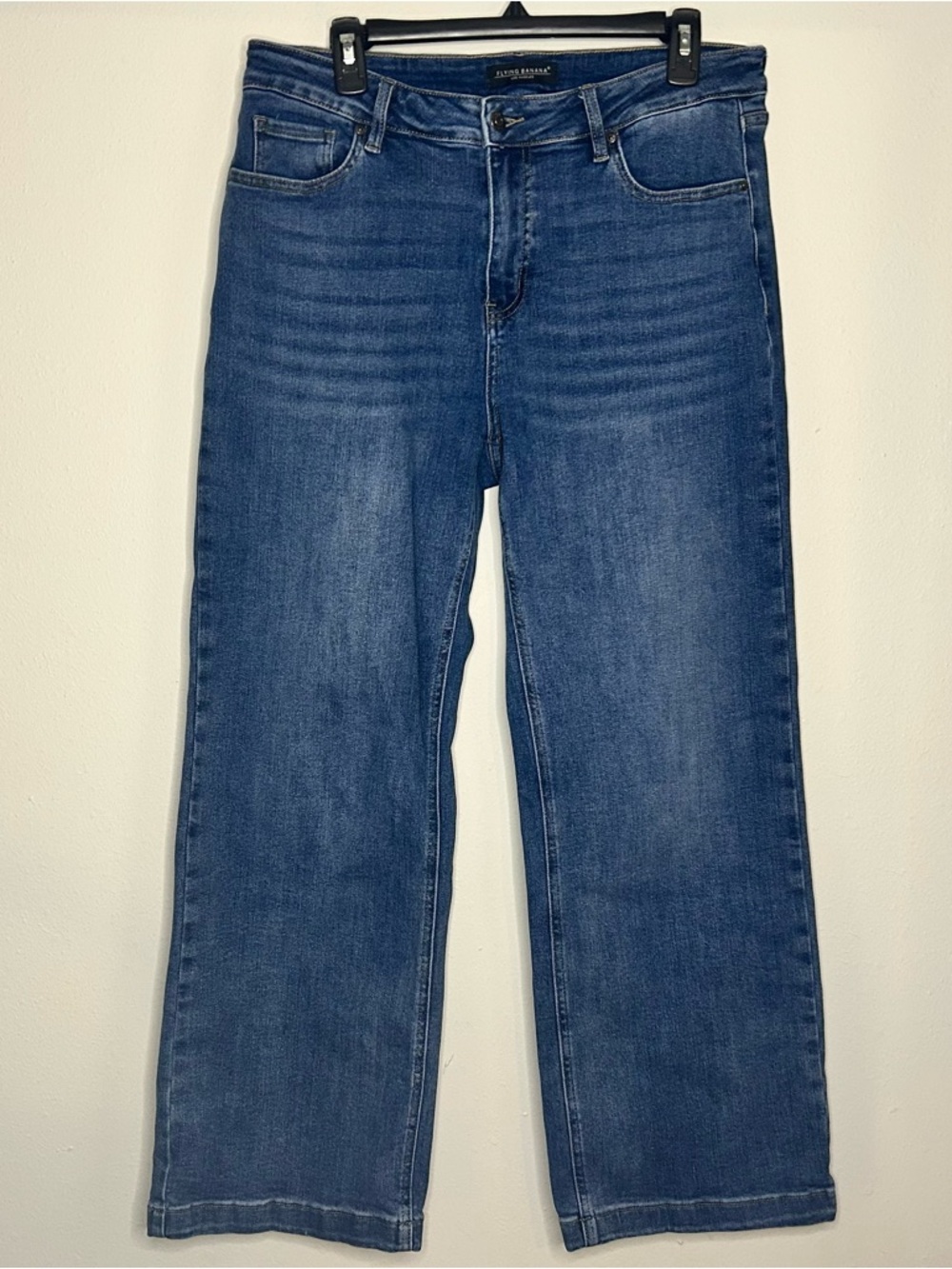 Flying Banana Size 12 Wide Leg Blue Jeans